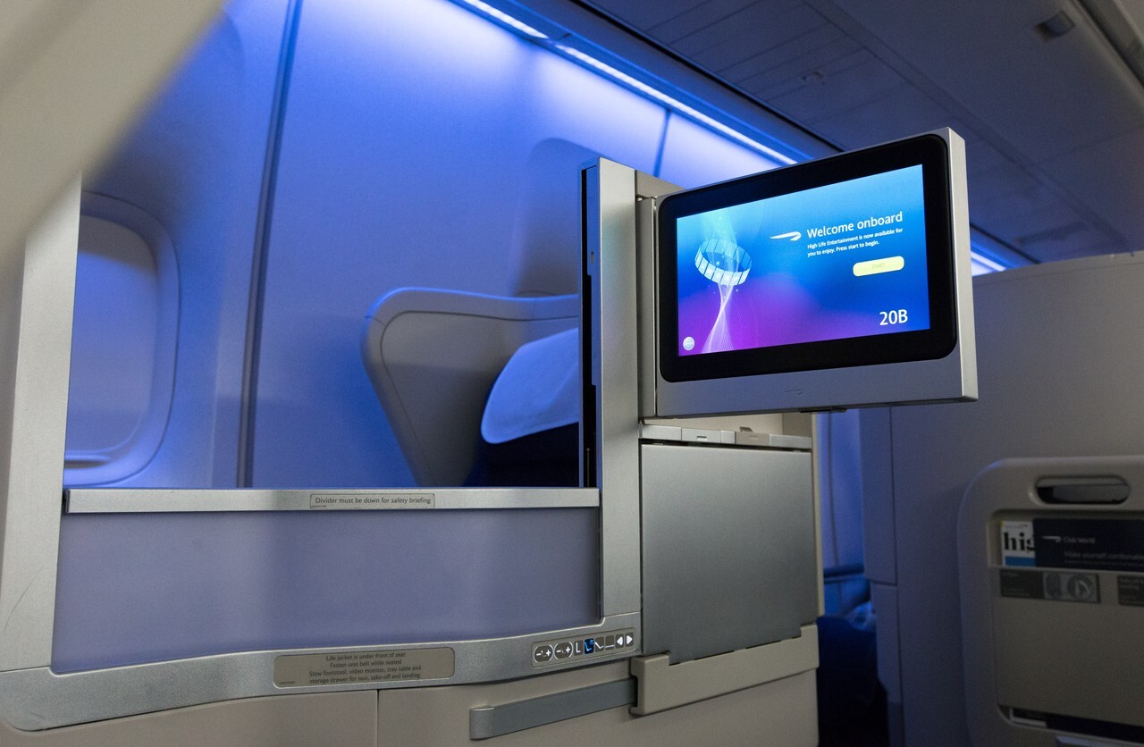 BA Club World cabin