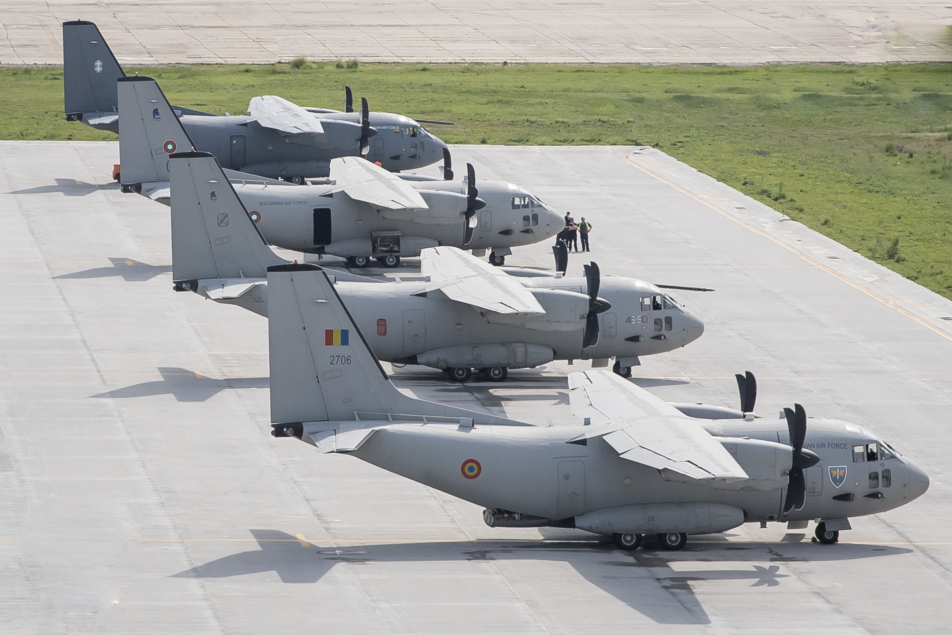 C-27J Spartan transport aircraft