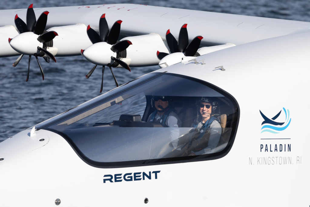 REGENT’s Viceroy Seaglider prototype has completed its first human-crewed flight