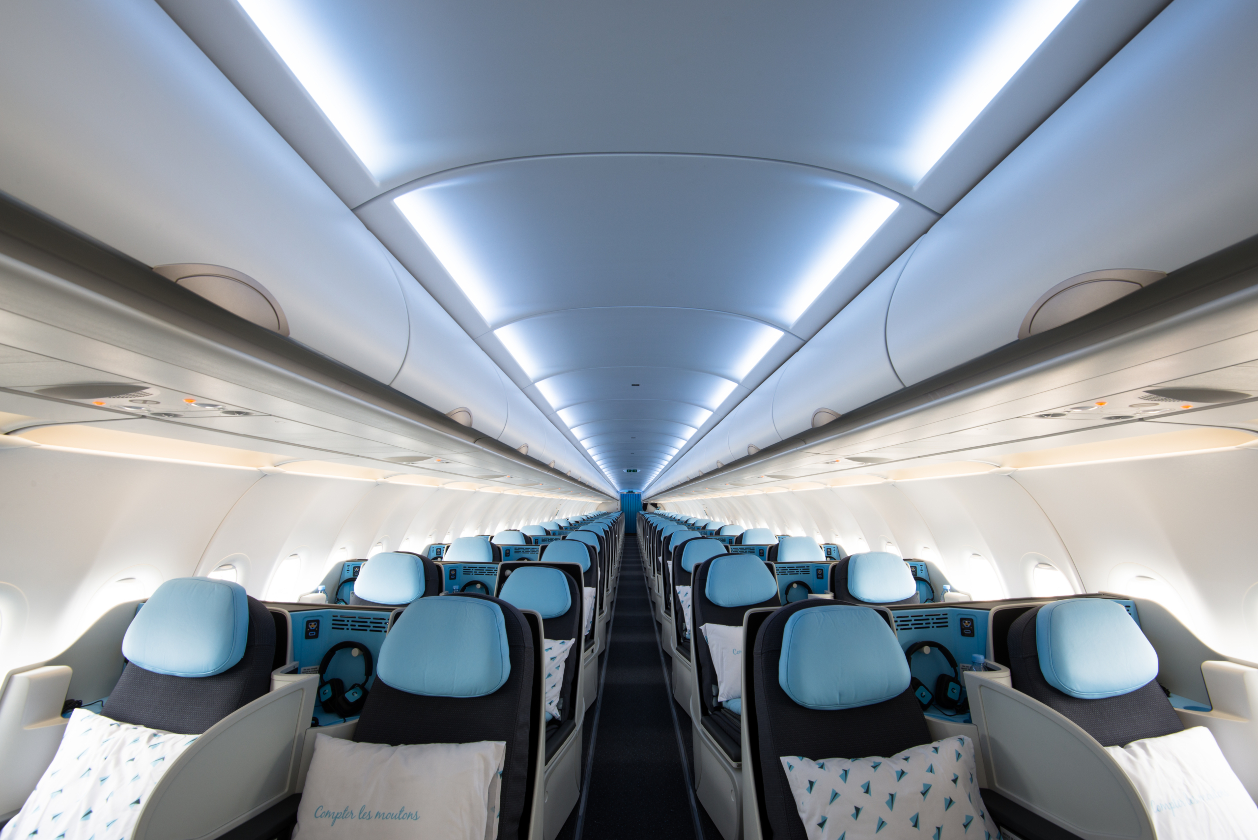 La Compagnie's A321 cabin