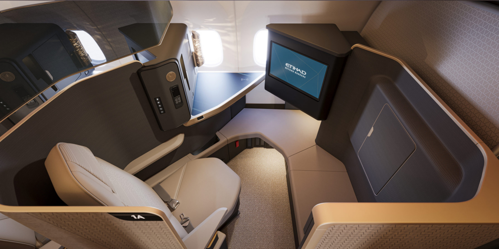 Etihad Airways A321LR first cabin