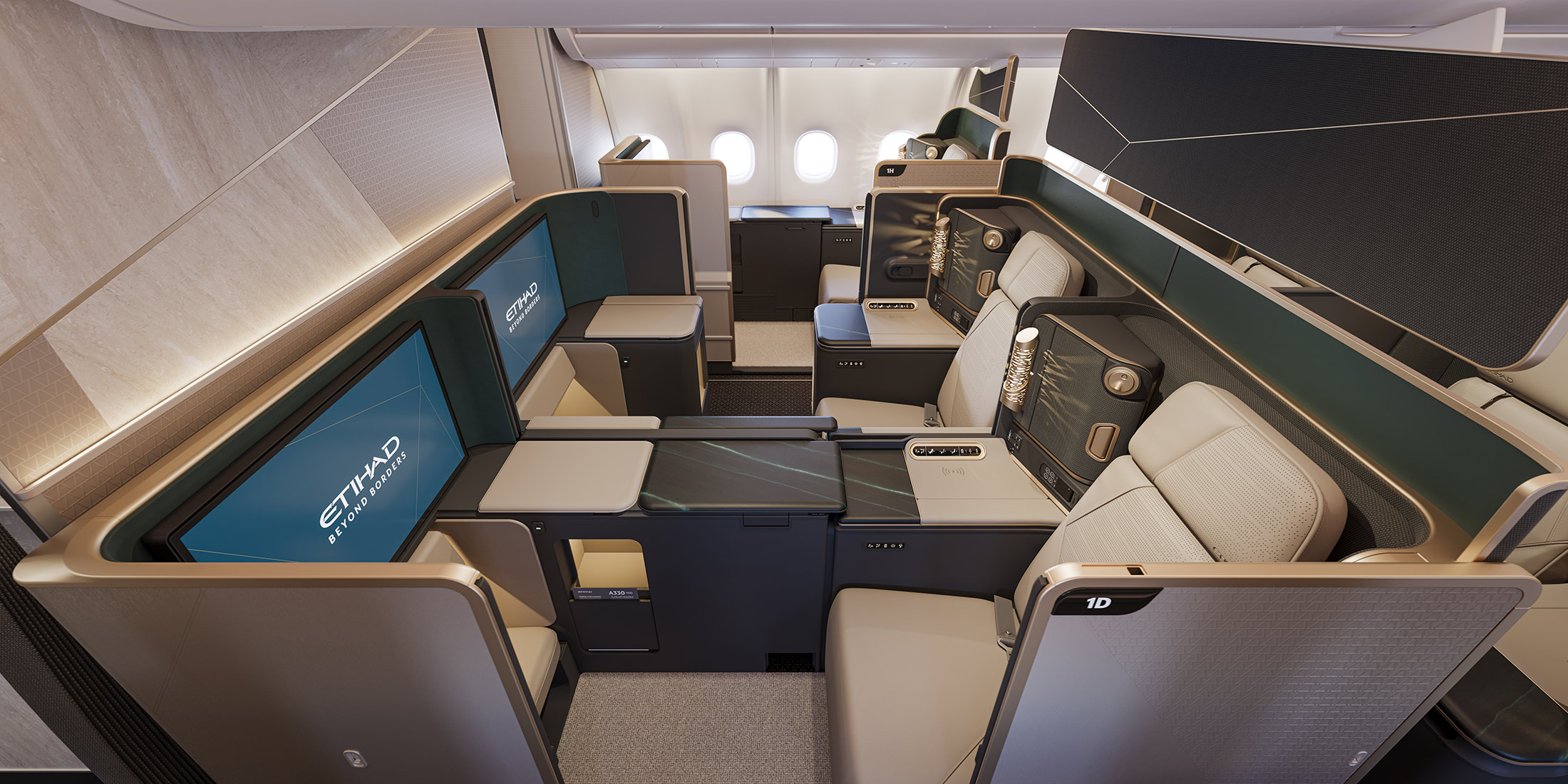 Etihad Airways A330 First cabin