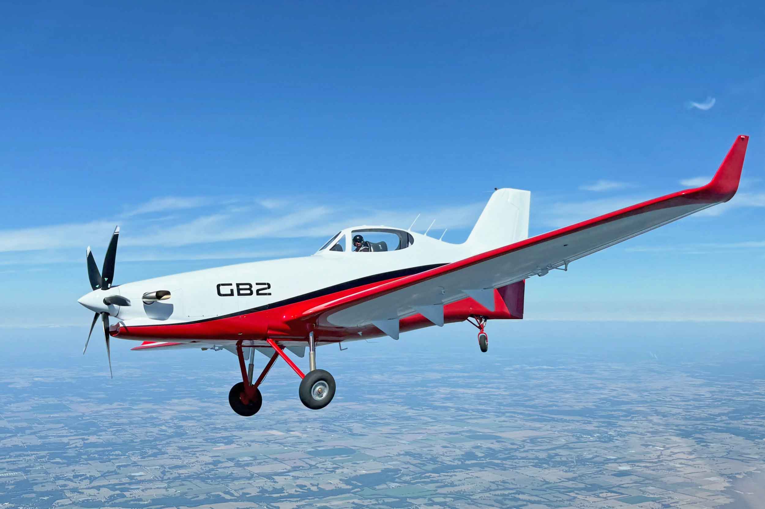 Game Aerospace GB2 aerial firefighting aircraft first flight