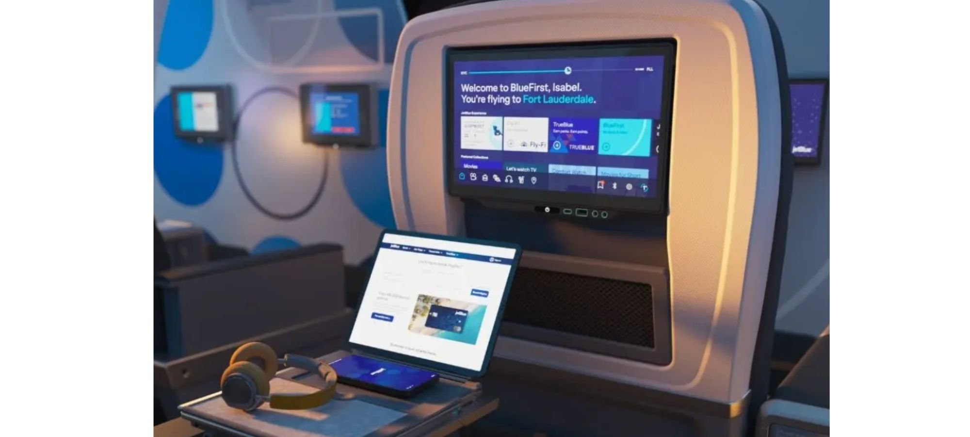 JetBlue unveils BlueFirst domestic first class product