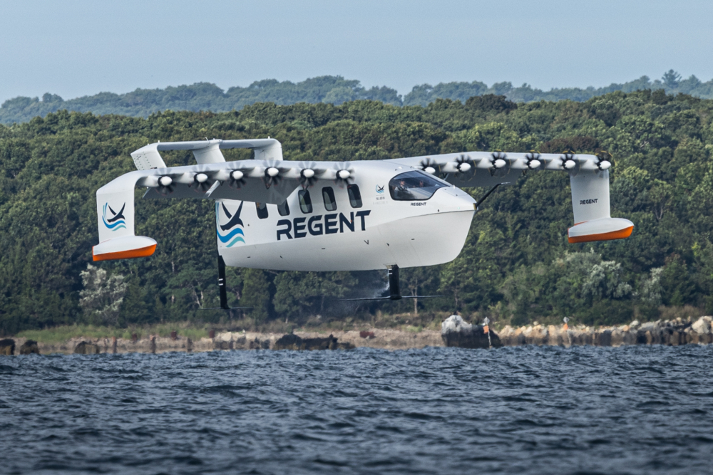 REGENT’s Viceroy Seaglider prototype has completed its first human-crewed flight