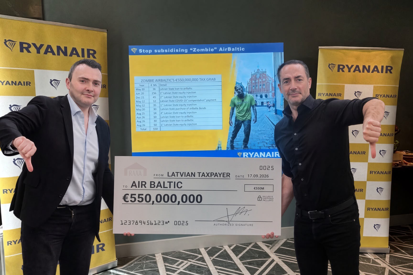 Ryanair announces Baltic expansion as airBaltic files for Chapter 11
