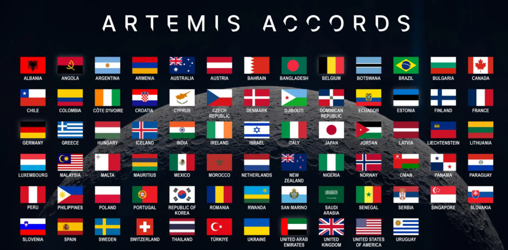 On September 25, 2026, San Marino became the 76th nation to sign the accords. The commitments of the Artemis Accords and efforts by the signatories to advance implementation of these principles support the safe and sustainable exploration of space.