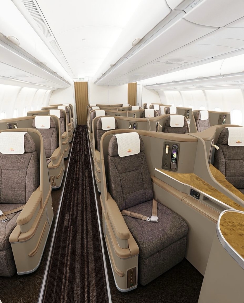 Sun PhuQuoc A330 business class cabin