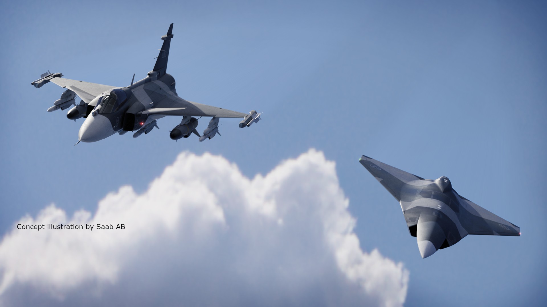 Sweden future fighter jet concept
