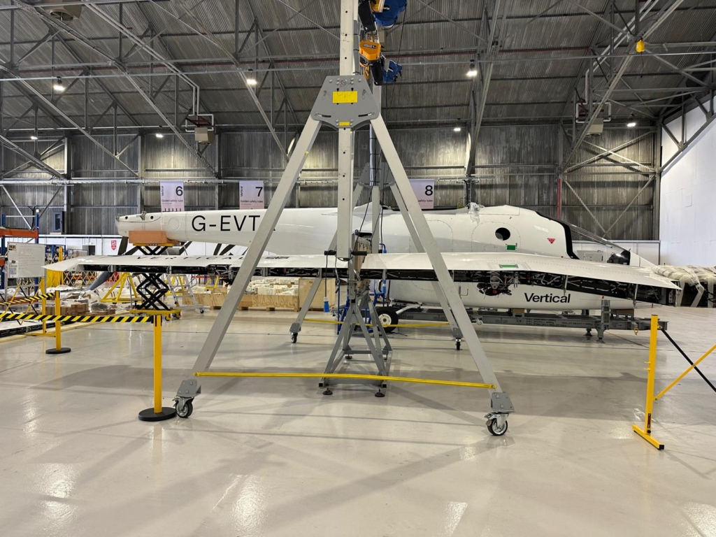 Vertical Aerospace VX4 prototype getting ready for hybrid