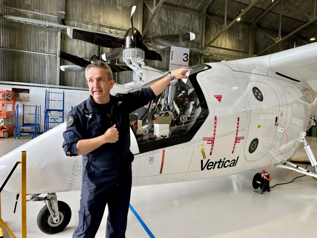 Vertical aerospace chief test pilot simon davies