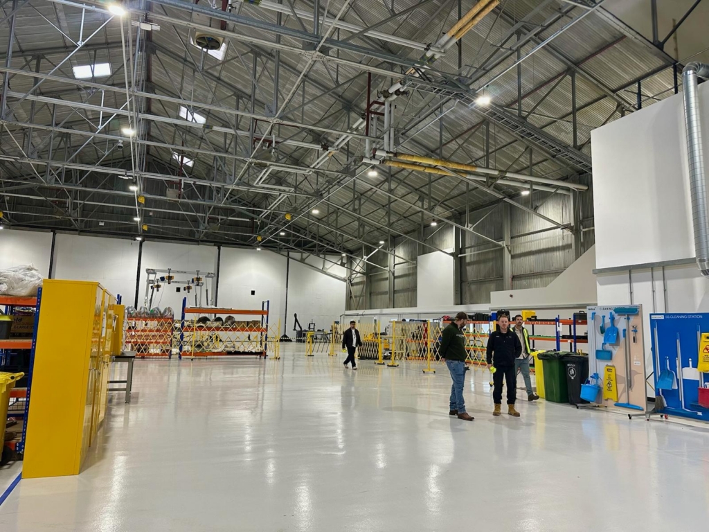 Vertical Aerospace new production hangar at Cotswold Airport