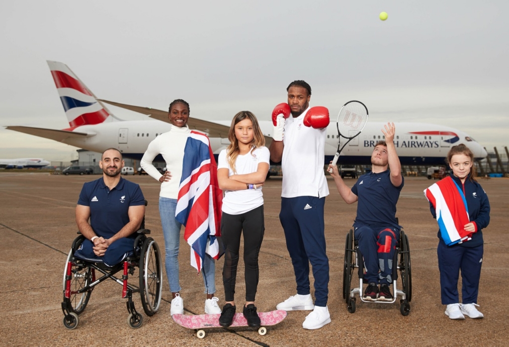 British Airways official TeamGB partnership 2020