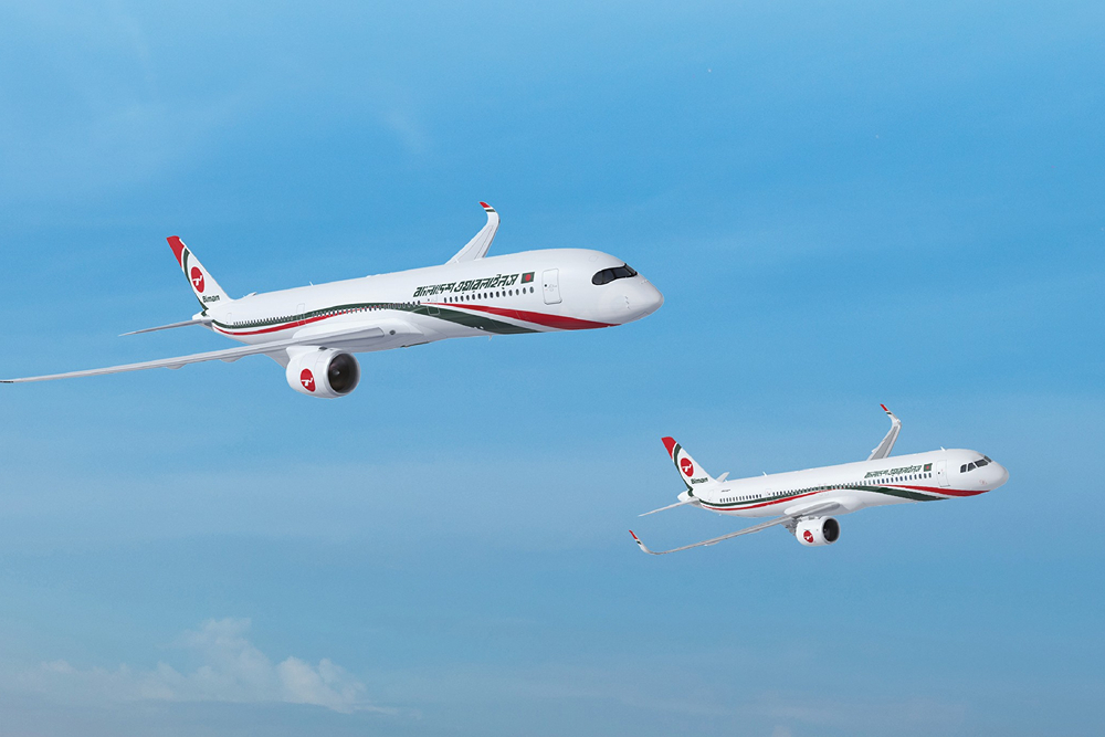 Biman Bangladesh A350 A321