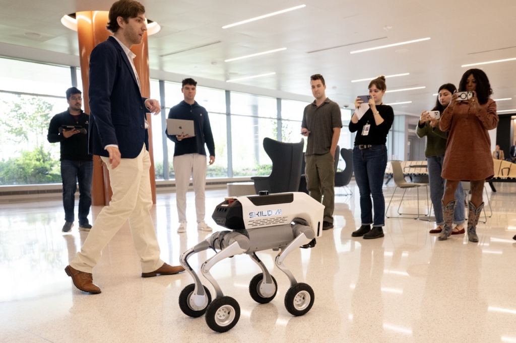 Pittsburgh International Airport robot dogs