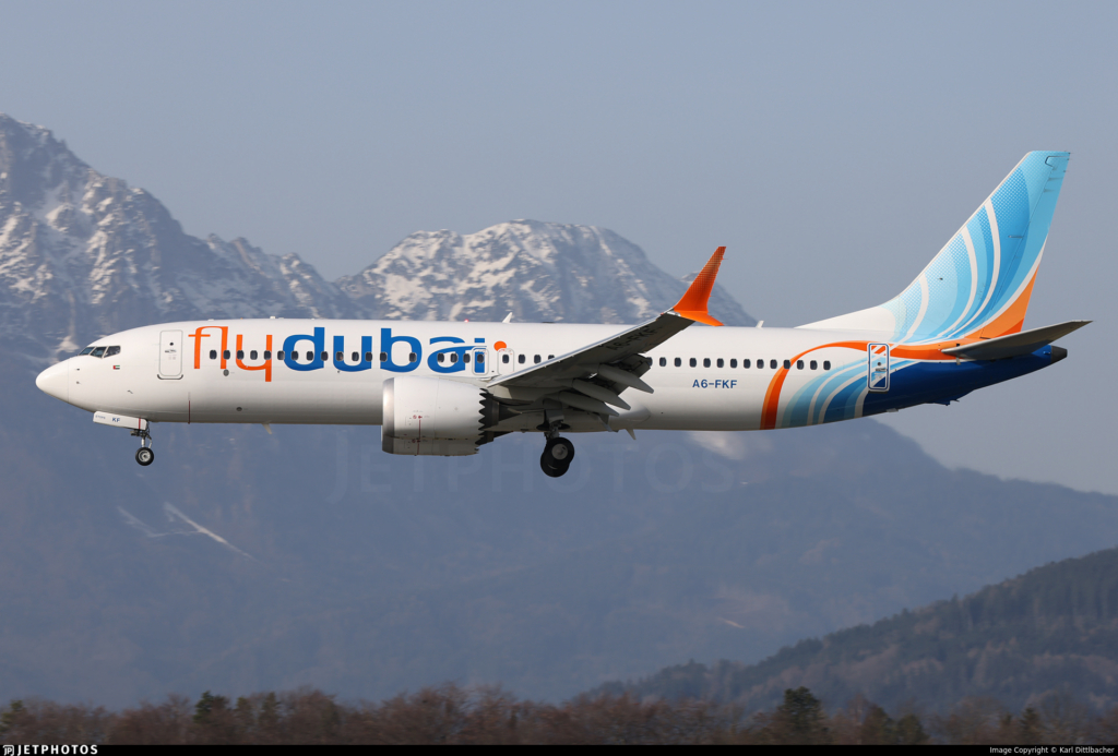  Flydubai Boeing 737 MAX