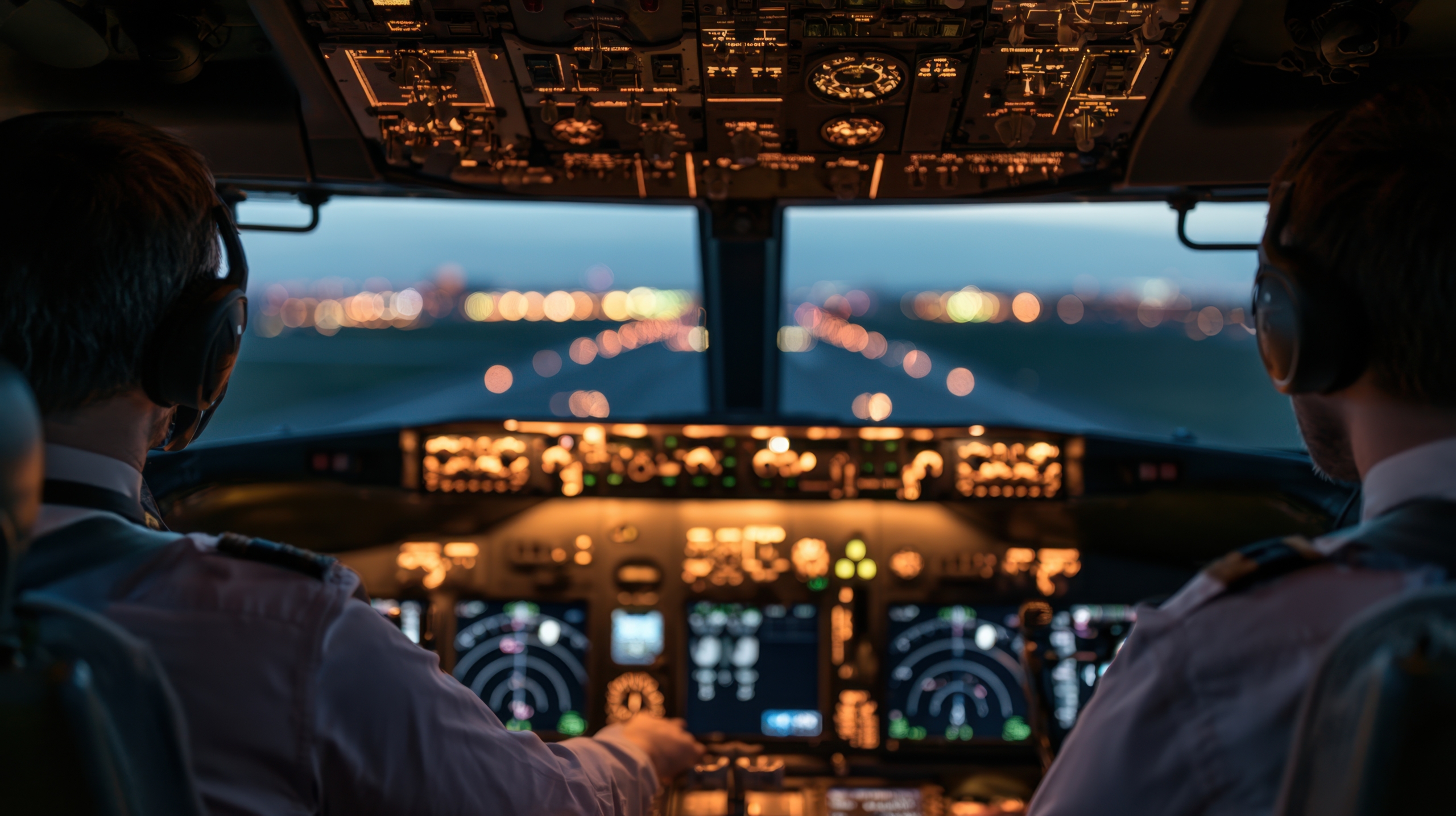 Flight deck shot