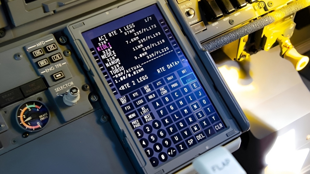 Boeing 737 touchscreen CDU