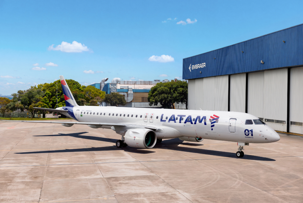 Embraer delivers first of 12 E195-E2s to LATAM