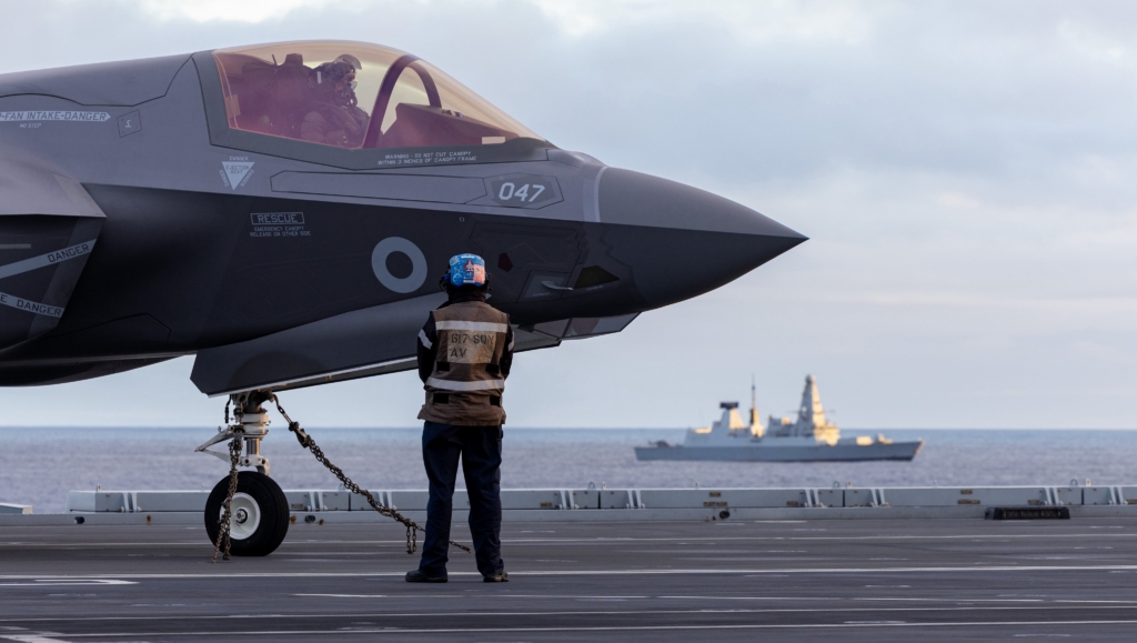 F-35B on HMS Prince of Wales