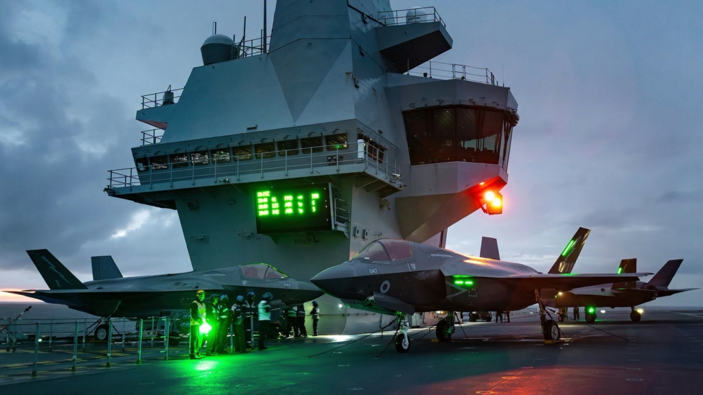 F-35Bs on HMS Prince of Wales