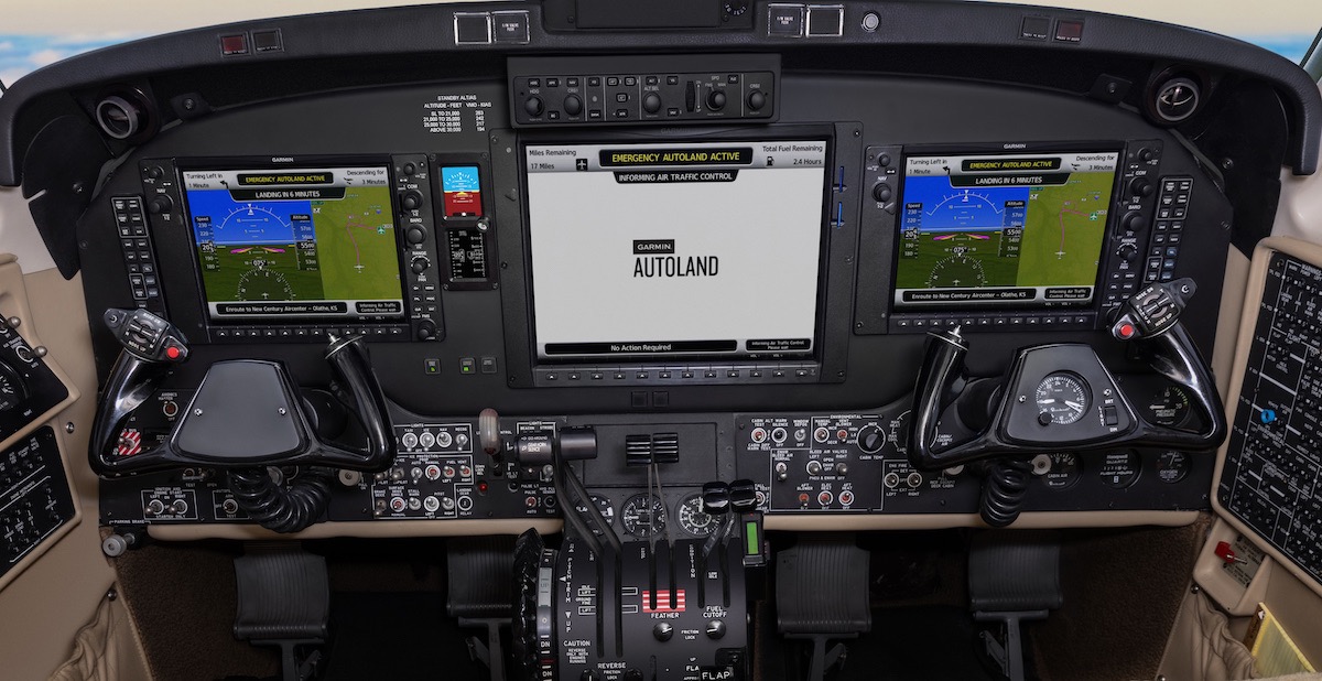 Garmin Autoland on King Air G1000 NXi