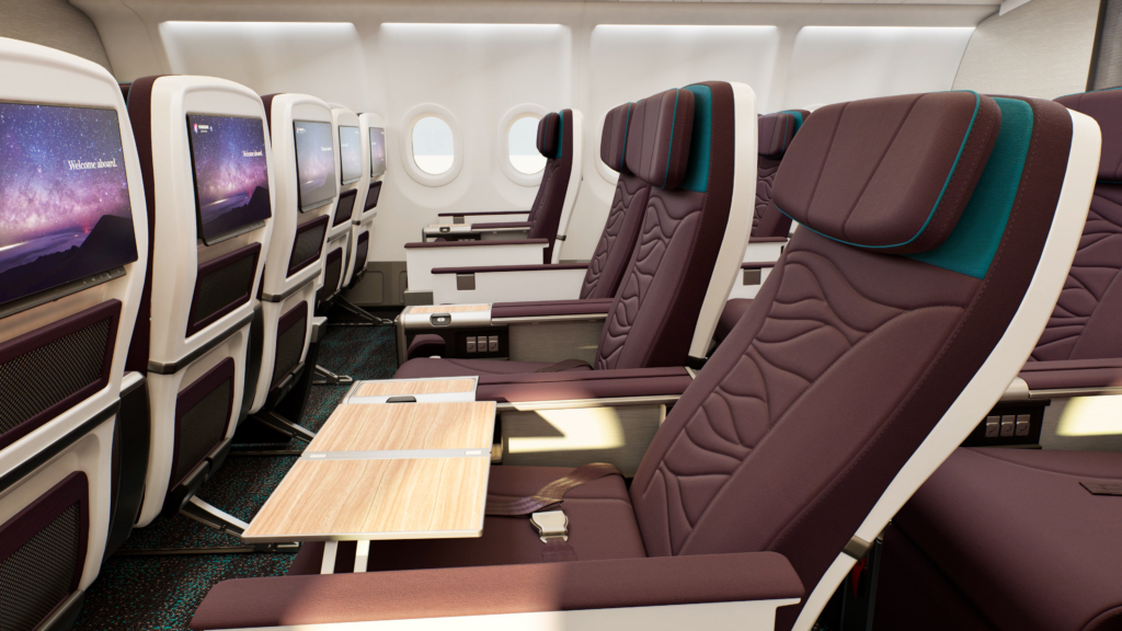 Hawaiian Airlines A330 premium economy upgrade