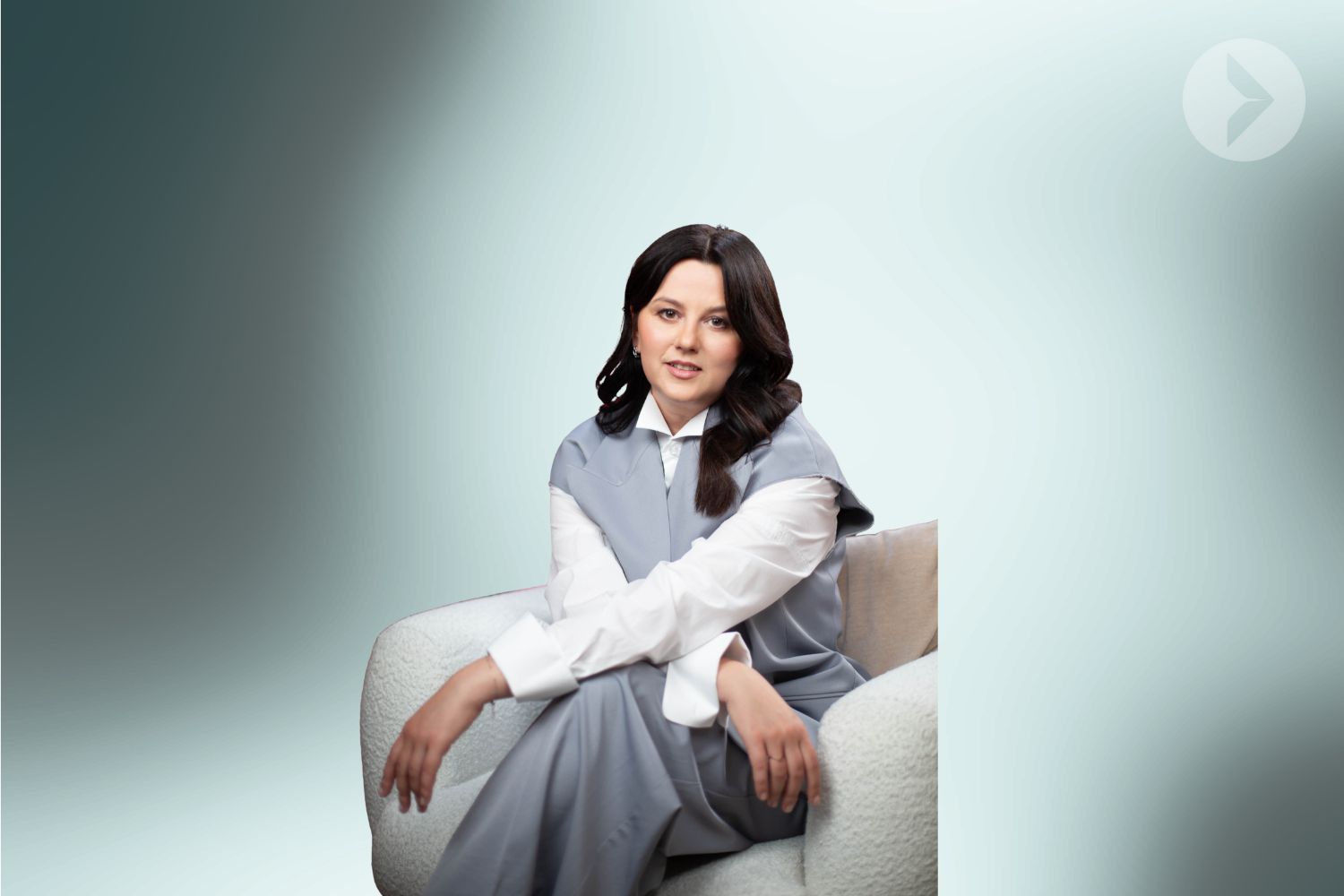 Headshot for Julia Petryk, CEO and co-founder of Calibrated