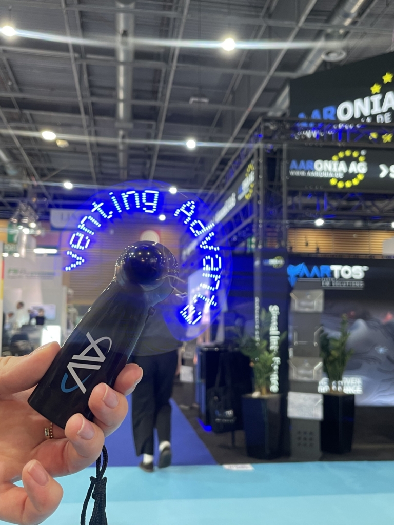AeroVironment fan as seen at Eurosatory