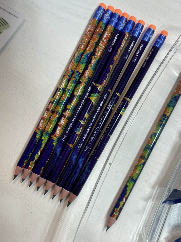 Etronika pencils as seen at Eurosatory