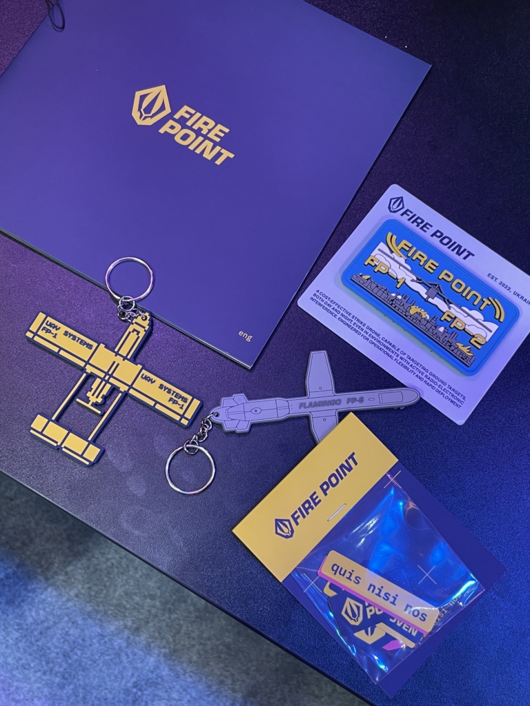 Firepoint Remove Before Flight tags as seen at Eurosatory