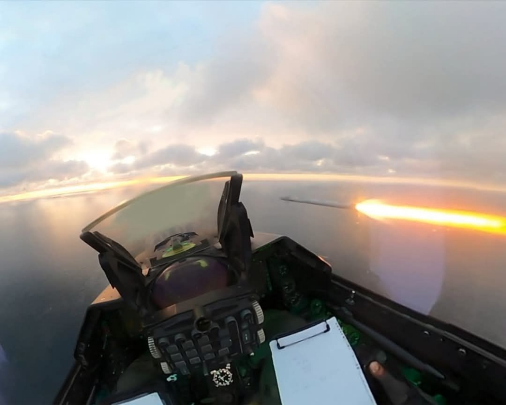 Romanian Air Force shoots down Geran-4 with missile