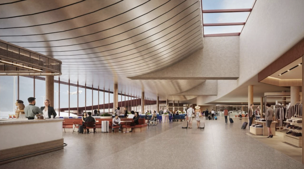 Perth Airport unveils new design concept for new terminal