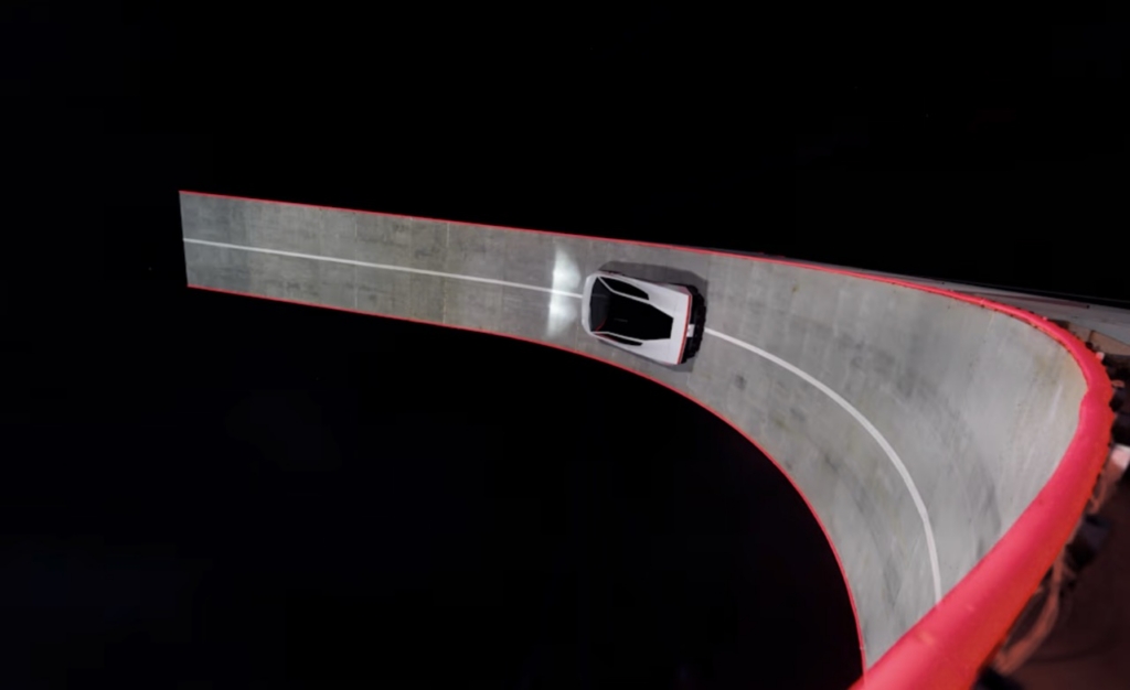 Tesla flying Roadster