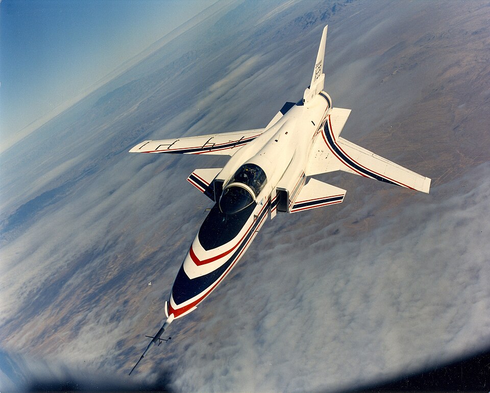 X-29 from front perspective