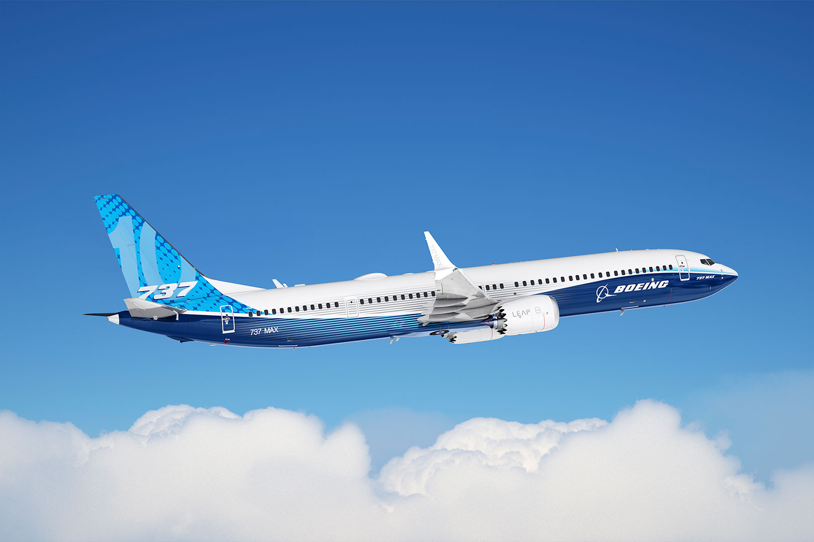 The 737 MAX delivers enhanced efficiency, improved environmental performance and increased passenger comfort to the single-aisle market. The 737-10, the largest member of the 737 MAX family, will provide operators with more capacity, greater fuel efficiency and the best per-seat economics of any single-aisle airplane.