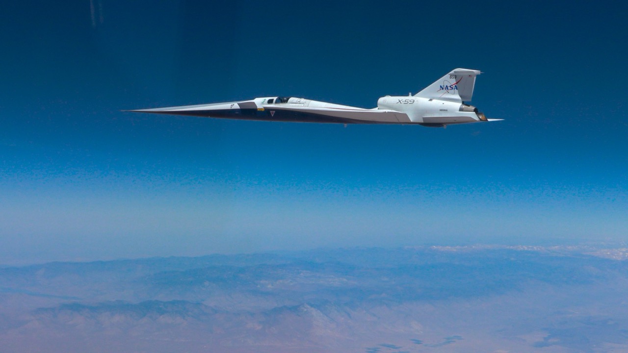 X-59 first supersonic flight